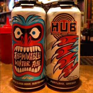 My favorite canned beer!  Abominable from HUB.